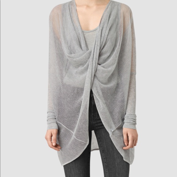 All Saints Tops - ALLSAINTS Itat Levita Mesh Shrug
